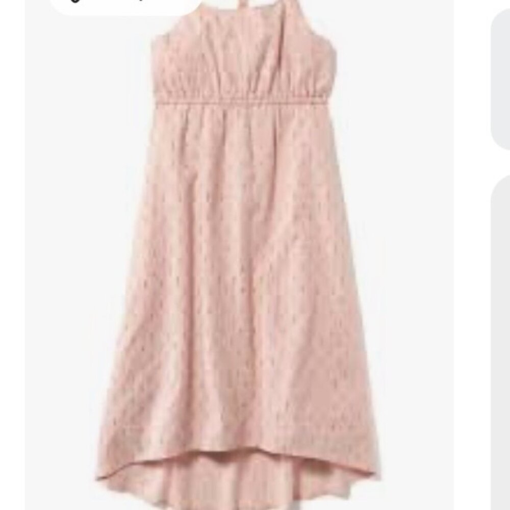 Hi Lo Metallic Thread Cami Dress